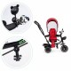 Tricicleta cu sezut rotativ Ecotoys JM-066-9 - Rosu - Resigilat (urme de montaj ambalaj murdar)