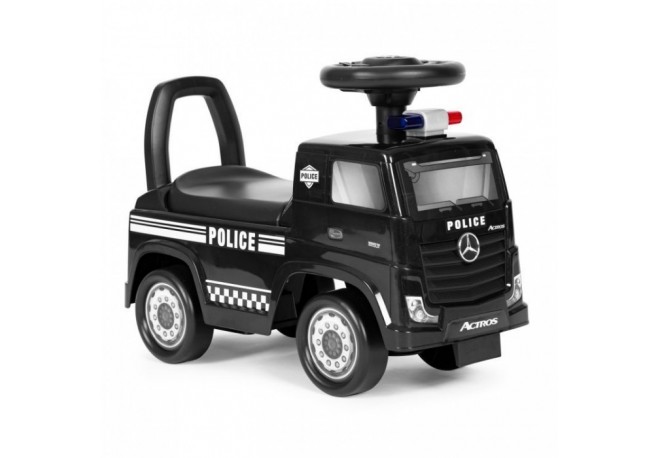 Masinuta de impins Mercedes Politie - Negru