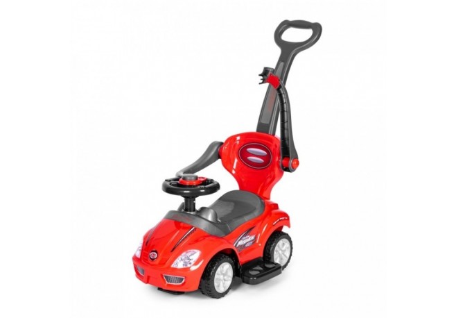 Masinuta de impins 3 in 1 Ecotoys 381 - Rosu