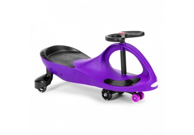 Trotineta gravitationala tip barca cu roti LED Ecotoys YM-SW-1 - Mov