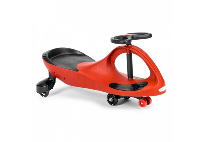 Trotineta gravitationala tip barca cu roti LED Ecotoys YM-SW-1 - Rosu