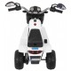 Motocicleta electrica MiniBike roti din plastic scaun tapitat 71x53x57 cm putere 6V - Alb