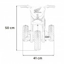 Motocicleta electrica HONDA CRF 450R roti din plastic 70x41x50 cm putere 30W - Verde