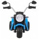 Motocicleta electrica MiniBike roti din plastic scaun tapitat 71x53x57 cm putere 6V - Albastru