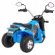 Motocicleta electrica MiniBike roti din plastic scaun tapitat 71x53x57 cm putere 6V - Albastru