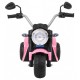 Motocicleta electrica MiniBike roti din plastic scaun tapitat 71x53x57 cm putere 6V - Roz