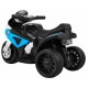 Motocicleta electrica BMW S1000 RR MINI roti din plastic scaun tapitat 67x35.5x42 cm putere 6V - Albastru