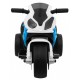 Motocicleta electrica BMW S1000 RR MINI roti din plastic scaun tapitat 67x35.5x42 cm putere 6V - Albastru