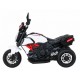 Motocicleta electrica Fast Tourist roti din plastic scaun tapitat 83x35x63 cm putere 18W - Alb