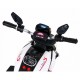 Motocicleta electrica Fast Tourist roti din plastic scaun tapitat 83x35x63 cm putere 18W - Alb