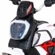 Motocicleta electrica Fast Tourist roti din plastic scaun tapitat 83x35x63 cm putere 18W - Alb
