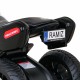 Motocicleta electrica Fast Tourist roti din plastic scaun tapitat 83x35x63 cm putere 18W - Alb