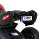 Motocicleta electrica Fast Tourist roti din plastic scaun tapitat 83x35x63 cm putere 18W - Rosu