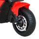 Motocicleta electrica Fast Tourist roti din plastic scaun tapitat 83x35x63 cm putere 18W - Rosu