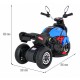 Motocicleta electrica Fast Tourist roti din plastic scaun tapitat 83x35x63 cm putere 18W - Albastru