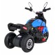 Motocicleta electrica Fast Tourist roti din plastic scaun tapitat 83x35x63 cm putere 18W - Albastru