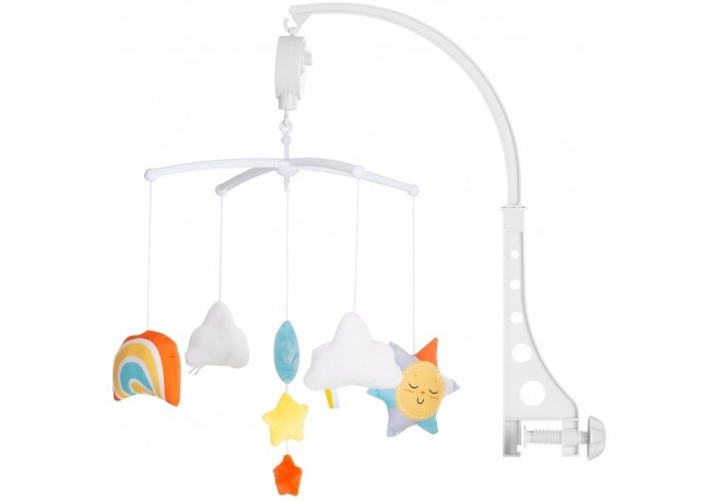 Carusel muzical pentru patut Chipolino Colorful clouds