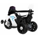 Motocicleta electrica 3 in 1 HL108 roti si scaun din plastic 78x39x59 cm putere 20W - Alb