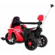 Motocicleta electrica 3 in 1 HL108 roti si scaun din plastic 78x39x59 cm putere 20W - Rosu