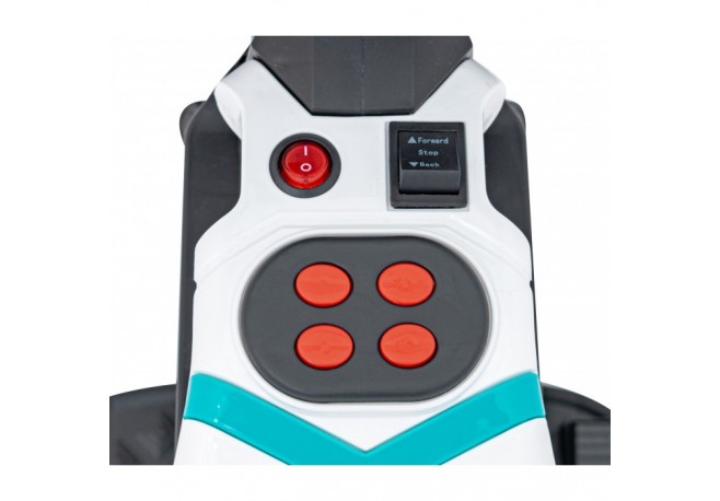Motocicleta electrica Future QLS-805 roti din plastic + 2 roti ajutatoare 88x46x56 cm putere 25W - Alb