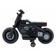 Motocicleta electrica Future QLS-805 roti din plastic + 2 roti ajutatoare 88x46x56 cm putere 25W - Negru