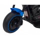 Motocicleta electrica CHOPPER FASTER AHL008 roti si scaun din plastic 78x30x55 cm putere 20W - Albastru
