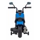 Motocicleta electrica CHOPPER FASTER AHL008 roti si scaun din plastic 78x30x55 cm putere 20W - Albastru