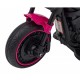 Motocicleta electrica CHOPPER FASTER AHL008 roti si scaun din plastic 78x30x55 cm putere 20W - Roz