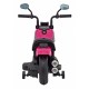 Motocicleta electrica CHOPPER FASTER AHL008 roti si scaun din plastic 78x30x55 cm putere 20W - Roz