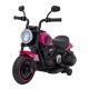 Motocicleta electrica CHOPPER FASTER AHL008 roti si scaun din plastic 78x30x55 cm putere 20W - Roz