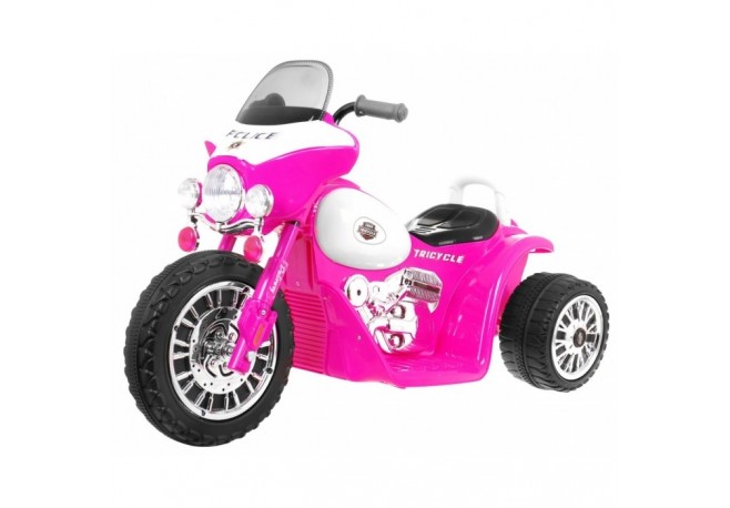 Motocicleta electrica CHOPPER JT568 roti si scaun din plastic 79x46x54 cm putere 20W - Roz