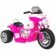 Motocicleta electrica CHOPPER JT568 roti si scaun din plastic 79x46x54 cm putere 20W - Roz