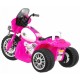 Motocicleta electrica CHOPPER JT568 roti si scaun din plastic 79x46x54 cm putere 20W - Roz