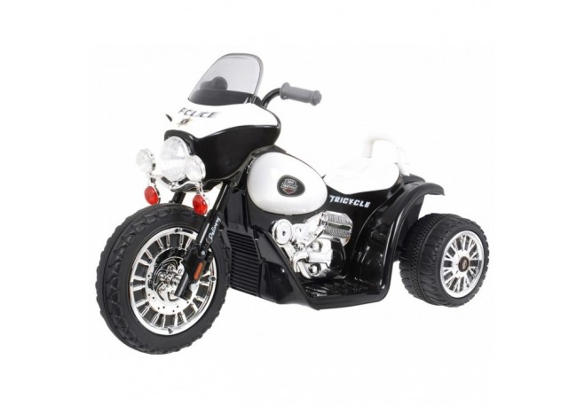 Motocicleta electrica CHOPPER JT568 roti si scaun din plastic 79x46x54 cm putere 20W - Negru