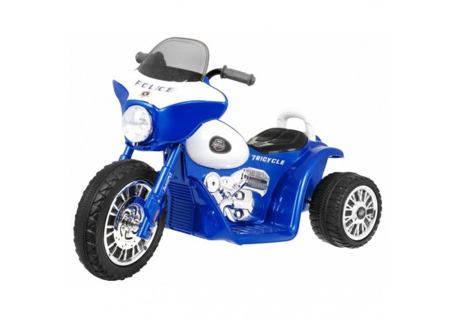Motocicleta electrica CHOPPER JT568 roti si scaun din plastic 79x46x54 putere 20W - Albastru