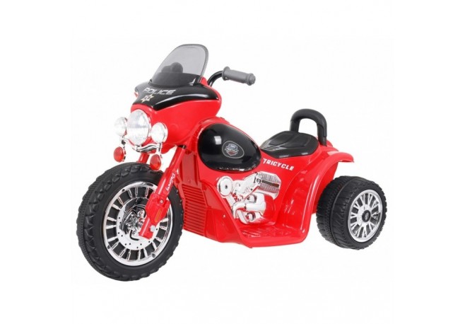 Motocicleta electrica CHOPPER JT568 roti si scaun din plastic 79x46x54 putere 20W - Rosu
