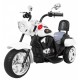 Motocicleta electrica CHOPPER NightBike TR1501 roti si scaun din plastic 92x34x63 cm putere 6V - Alb