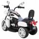 Motocicleta electrica CHOPPER NightBike TR1501 roti si scaun din plastic 92x34x63 cm putere 6V - Alb