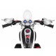 Motocicleta electrica CHOPPER NightBike TR1501 roti si scaun din plastic 92x34x63 cm putere 6V - Alb