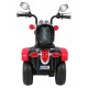 Motocicleta electrica CHOPPER NightBike TR1501 roti si scaun din plastic 92x34x63 cm putere 6V - Rosu