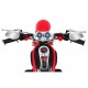 Motocicleta electrica CHOPPER NightBike TR1501 roti si scaun din plastic 92x34x63 cm putere 6V - Rosu