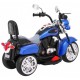 Motocicleta electrica CHOPPER NightBike TR1501 roti si scaun din plastic 92x34x63 cm putere 6V - Albastru