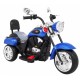 Motocicleta electrica CHOPPER NightBike TR1501 roti si scaun din plastic 92x34x63 cm putere 6V - Albastru