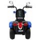 Motocicleta electrica CHOPPER NightBike TR1501 roti si scaun din plastic 92x34x63 cm putere 6V - Albastru