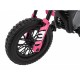 Motocicleta electrica PANTONE 361C roti EVA + 2 roti ajutatoare scaun tapitat 108x59x72 cm putere 60W - Roz