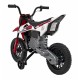 Motocicleta electrica PANTONE 361C roti EVA + 2 roti ajutatoare scaun tapitat 108x59x72 cm putere 60W - Rosu