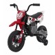 Motocicleta electrica PANTONE 361C roti EVA + 2 roti ajutatoare scaun tapitat 108x59x72 cm putere 60W - Rosu