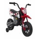 Motocicleta electrica PANTONE 361C roti EVA + 2 roti ajutatoare scaun tapitat 108x59x72 cm putere 60W - Rosu