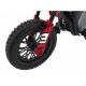 Motocicleta electrica PANTONE 361C roti EVA + 2 roti ajutatoare scaun tapitat 108x59x72 cm putere 60W - Rosu