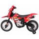 Motocicleta electrica CROSS BDM0912 roti si scaun din plastic + 2 roti ajutatoare 105x50x72 cm putere 6V - Rosu